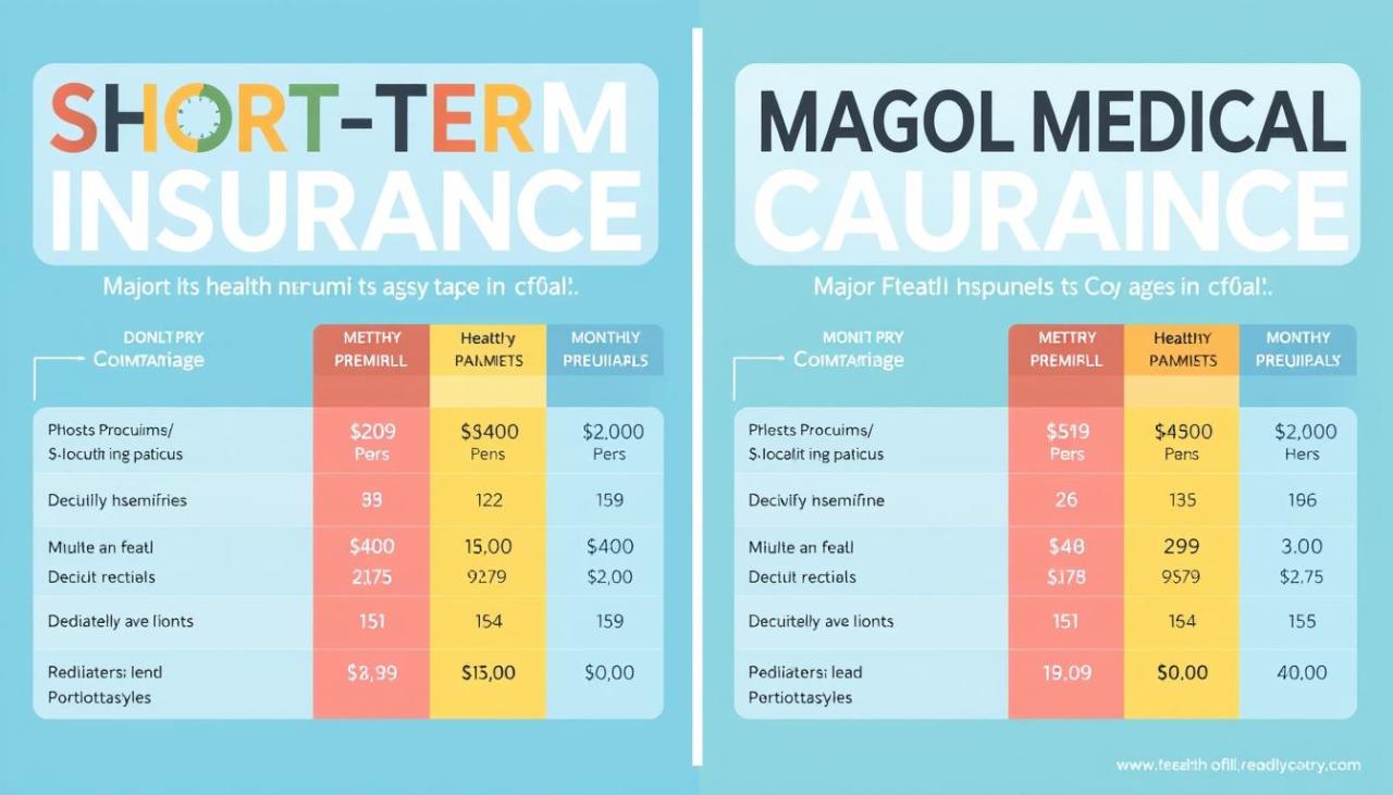Short-Term Health Insurance Plans vs Major Medical: Cost Breakdown Short-Term Health Insurance Plans vs Major Medical: Cost Breakdown